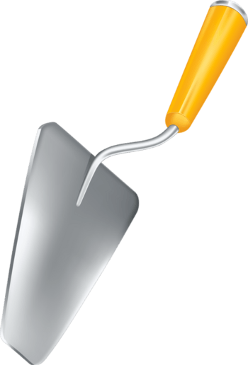 卡通工具水泥铲子