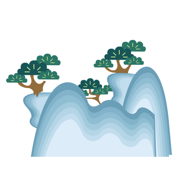 扁平化山坡图片-扁平化山坡素材下载-万素网