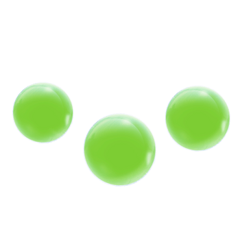 绿色圆球