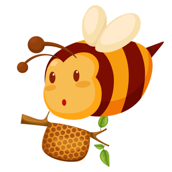 卡通蜜蜂