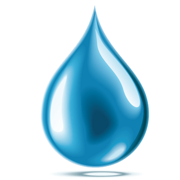 矢量滴落水珠