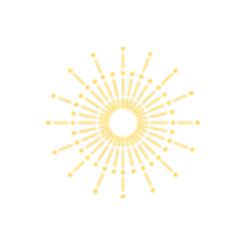 黄色圆环形背景装饰