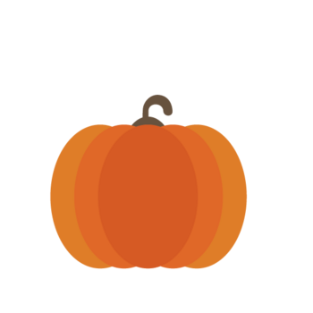 黄色南瓜矢量图案