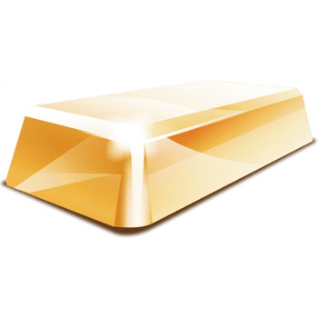 扁平卡通手绘金砖