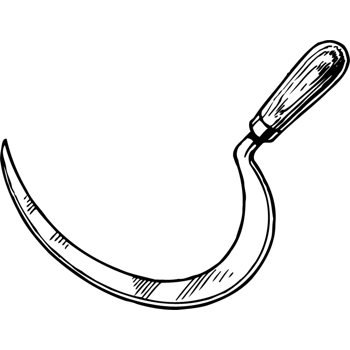 镰刀和匕首png元素素材图片下载-万素网