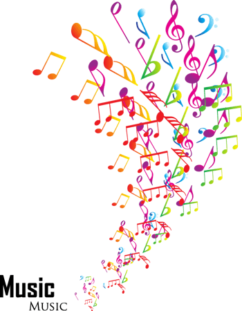 动感音符矢量素材