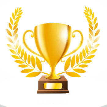 精美金色奖杯设计矢量素材