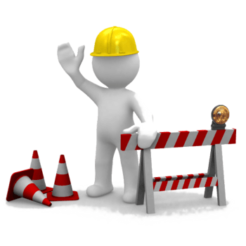 设路障的3d小人