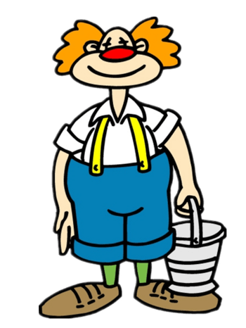 提着水桶的大叔