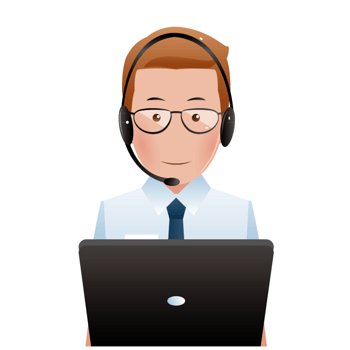 矢量卡通解说员高清免费素材