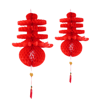 红色春字灯笼