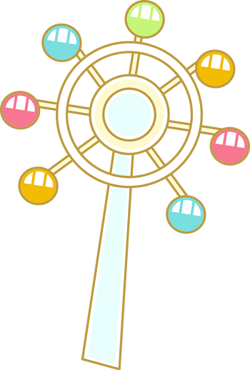 可爱卡通摩天轮