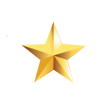 金色五角星