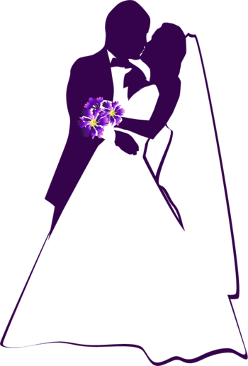 婚礼亲吻的新人图片免费下载-婚礼亲吻的新人素材-万素网