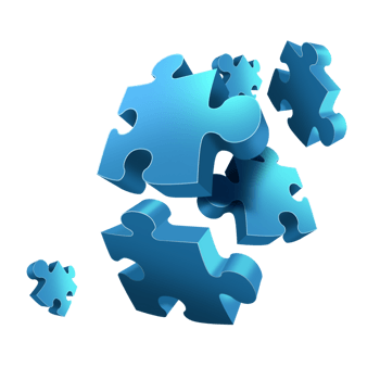 白色拼图块背景矢量素材