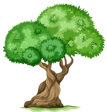 卡通版歪脖子树