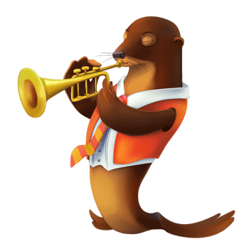 卡通马戏团海狮小号