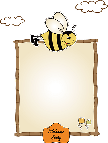 蜜蜂背景黄色多边形图案