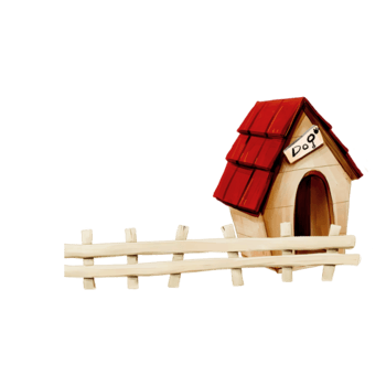 圆形木质小屋png元素素材图片下载-万素网