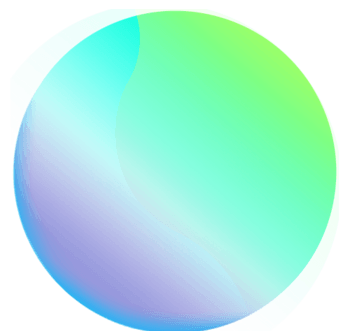 彩色渐变圆形标签