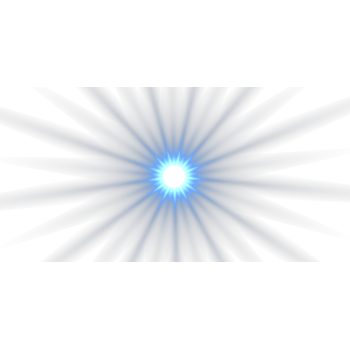 蓝色线性发散光点效果