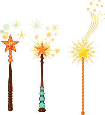 魔法棒png元素素材图片下载-万素网