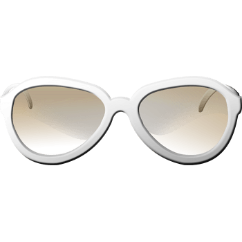 白色太阳眼镜