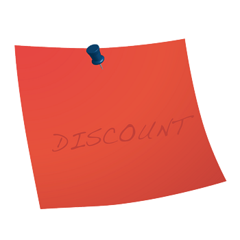 矢量红色纸条便签标签大头针