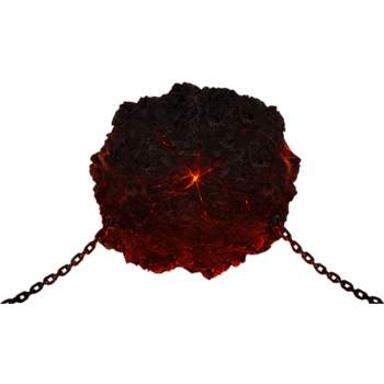 锁链点燃的火焰石