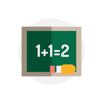 商业扁平化元素黑板