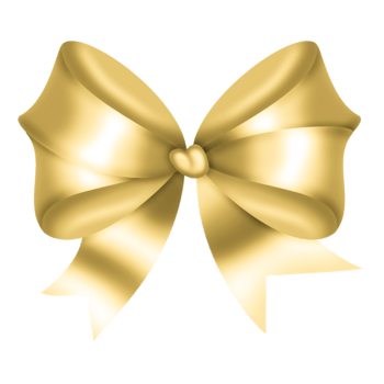 金色蝴蝶结饰品