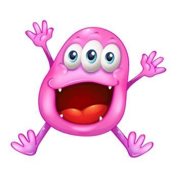 卡通大笑的病毒