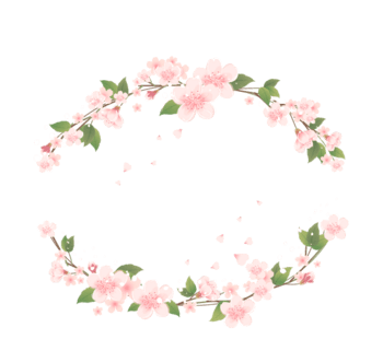 桃花花环