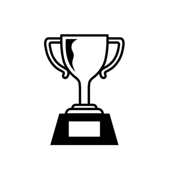 卡通手绘奖杯png素材