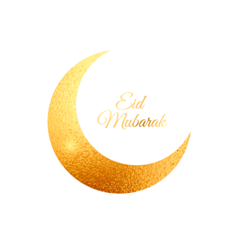 矢量金色的月亮