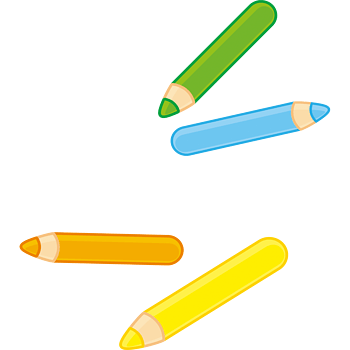 矢量卡通蜡笔素材