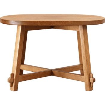 木头圆形桌子素材
