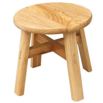 木头圆凳子