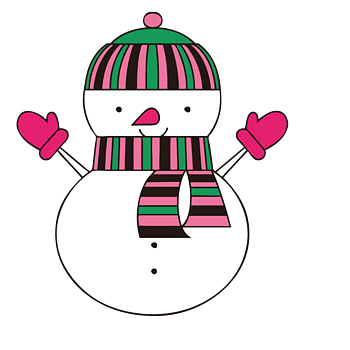 戴手套的雪人