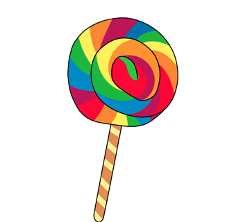 彩色棒棒糖