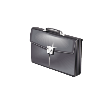 黑色公文包png元素素材图片下载-万素网