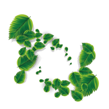 海报背景元素树叶投影