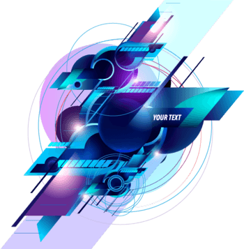 矢量炫彩几何素材