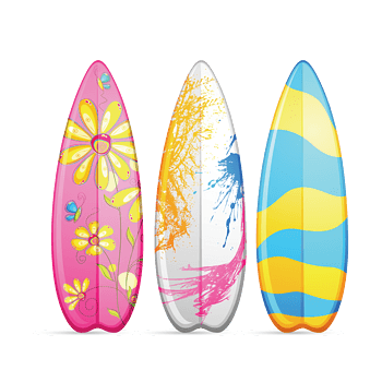 夏日冲浪板