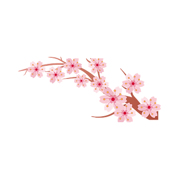 樱花树枝免抠元素图片-元素素材3832414-万素网