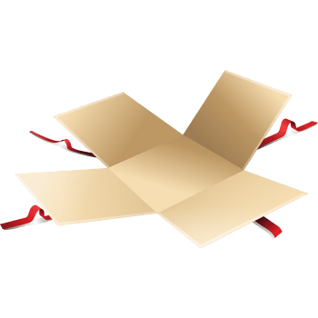 礼物盒拆开的样本