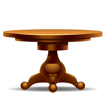 卡通桌子