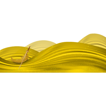 金色质感波浪线背景矢量素材