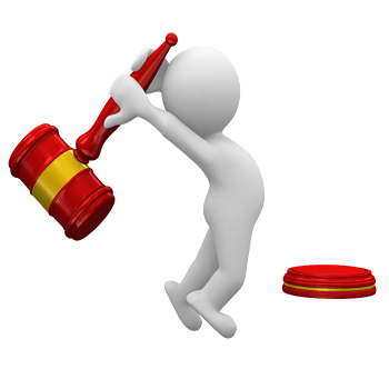 敲打 回收站矢量图素材