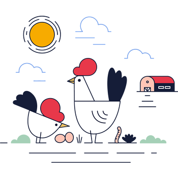 卡通农场设计矢量素材